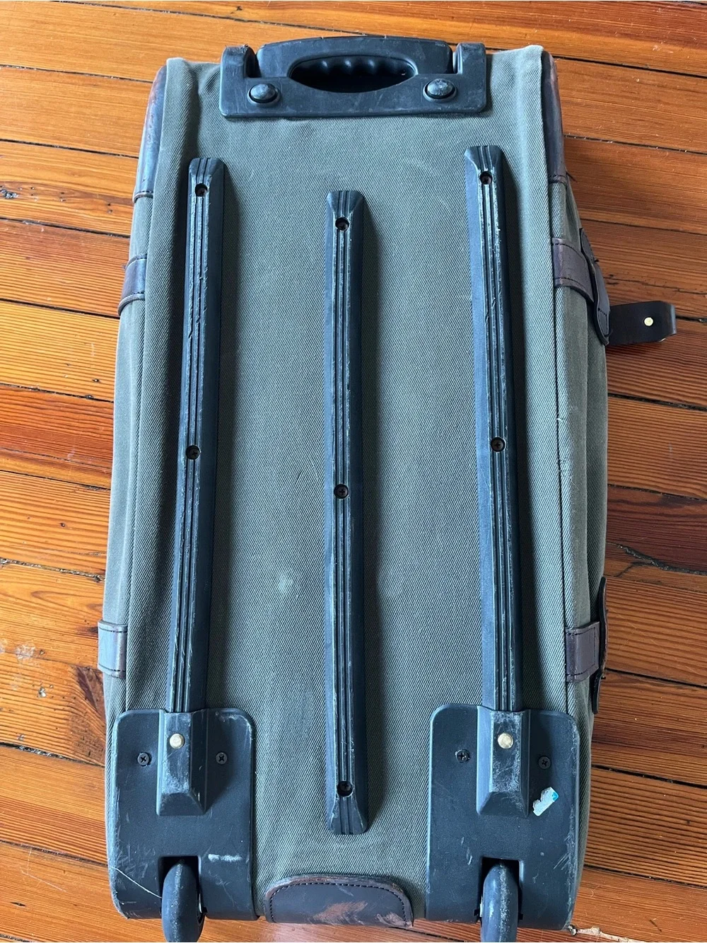 Filson Canvas and Leather Roll-Top Duffle Bag - Olive Green
